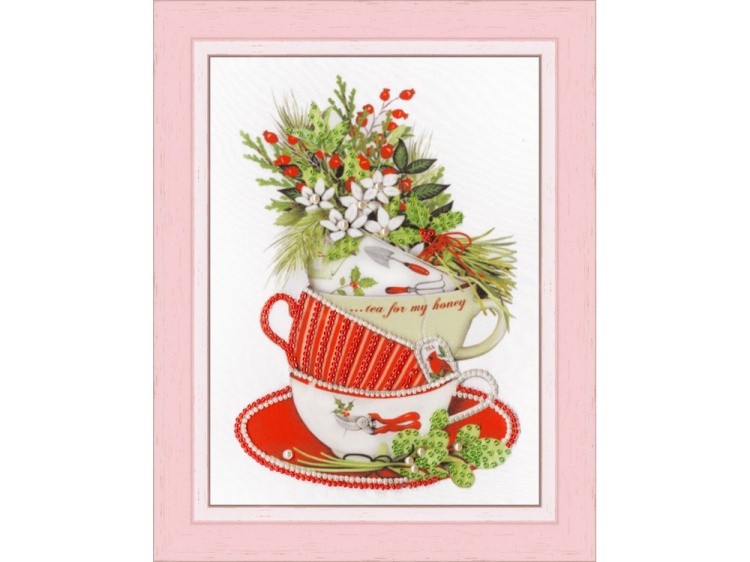 Набор вышивки бисером «Жасминовый чай» — картинка 2