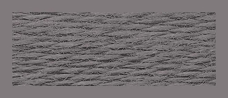 Нитки мулине (шерсть/акрил), 10 шт. по 20 м, цвет: №935 серый, Риолис