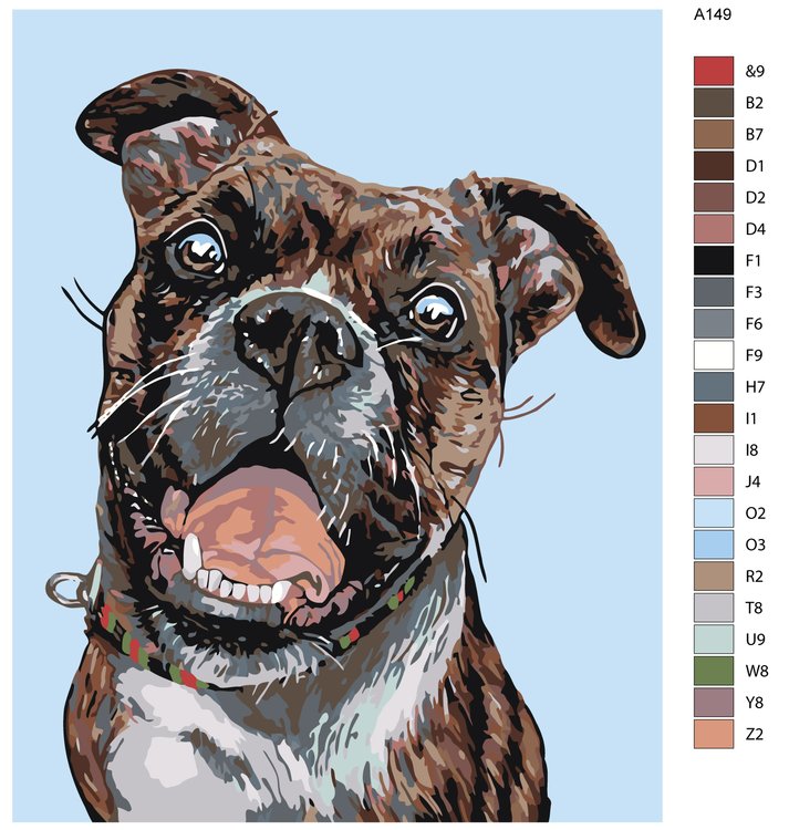 Картина по номерам «Рози» — картинка 2