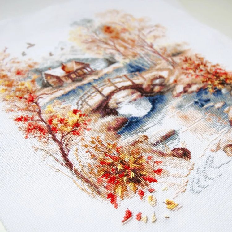 Набор для вышивания «Осенняя акварель» — картинка 5