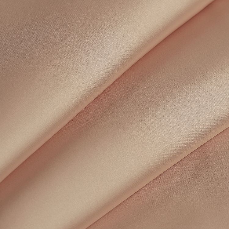 Ткань шелк Армани, 5 м, ширина 150 см, 90 г/м², цвет: 95 пудра-бежевая (серебристый пион), TBY — картинка 2