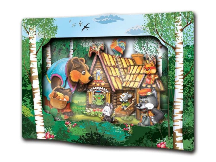 Объемная картина «Теремок» — картинка 2