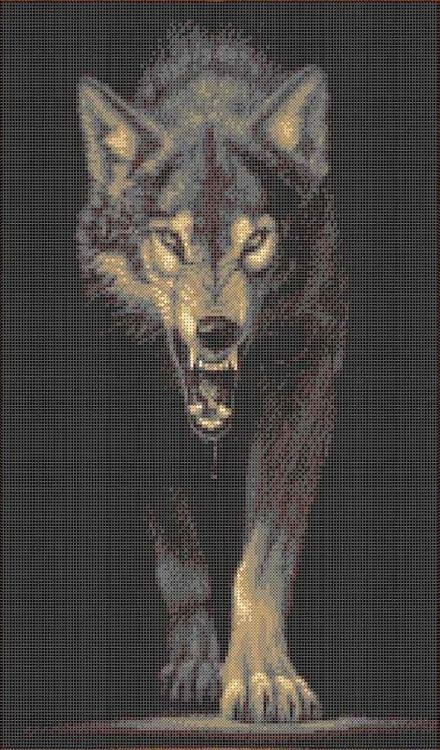 Набор для вышивания «Хищники. Волк»