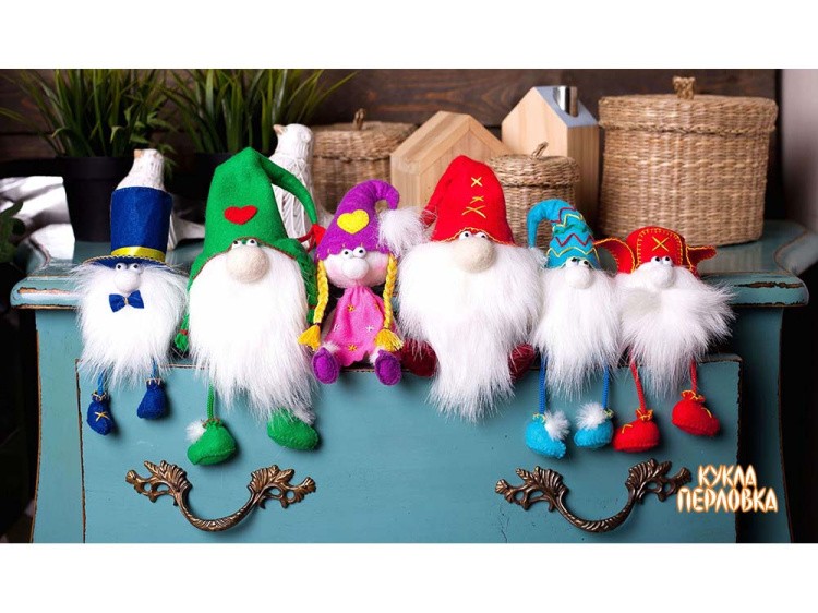 Набор для шитья «Гном в ушанке» — картинка 4