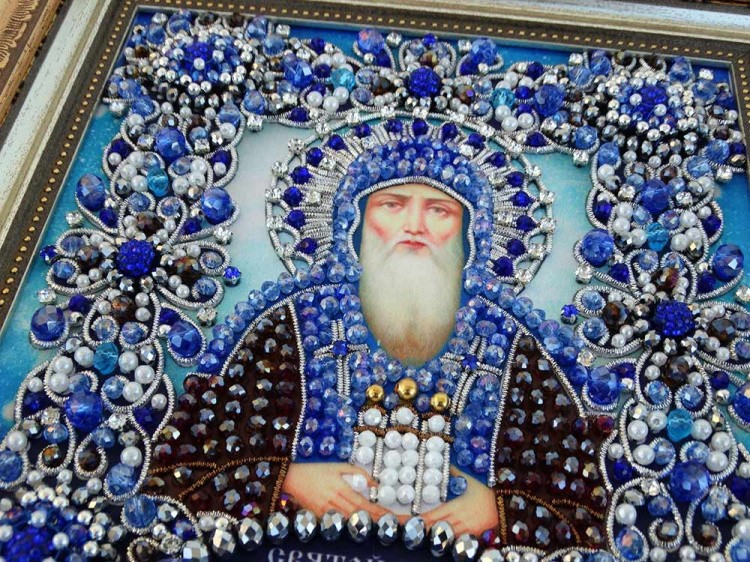 Набор для вышивания хрустальными камнями «Святой Олег» — картинка 7