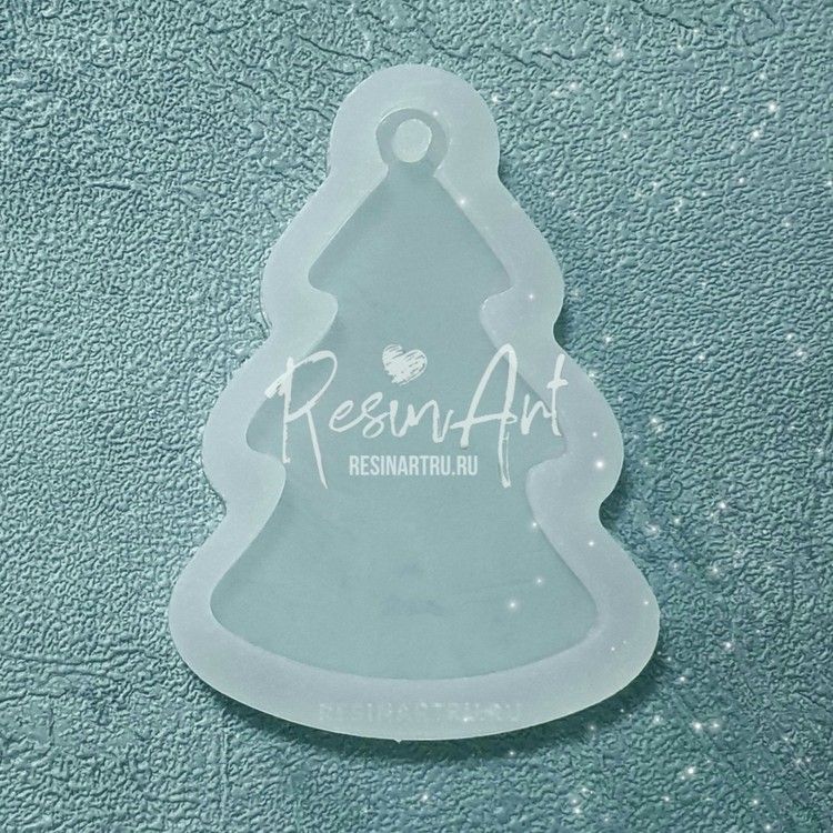 Елочная игрушка Елочка №4 - Силиконовый молд, ResinArt — картинка 2
