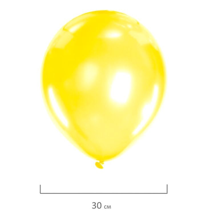 Шары воздушные, 12" (30 см), комплект 10 шт., перламутровые, ассорти 5 цветов — картинка 4
