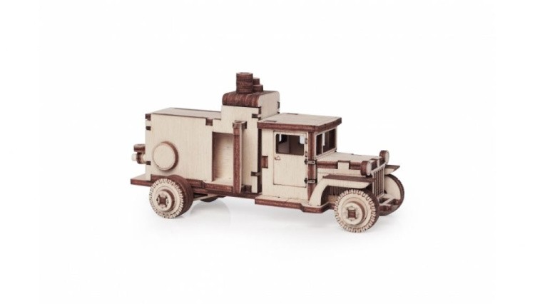 Конструктор из дерева «Грузовичок Компрессор», Lemmo — картинка 4