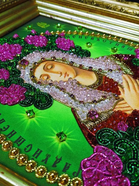 Набор вышивки хрустальными камнями «Умиление» — картинка 11