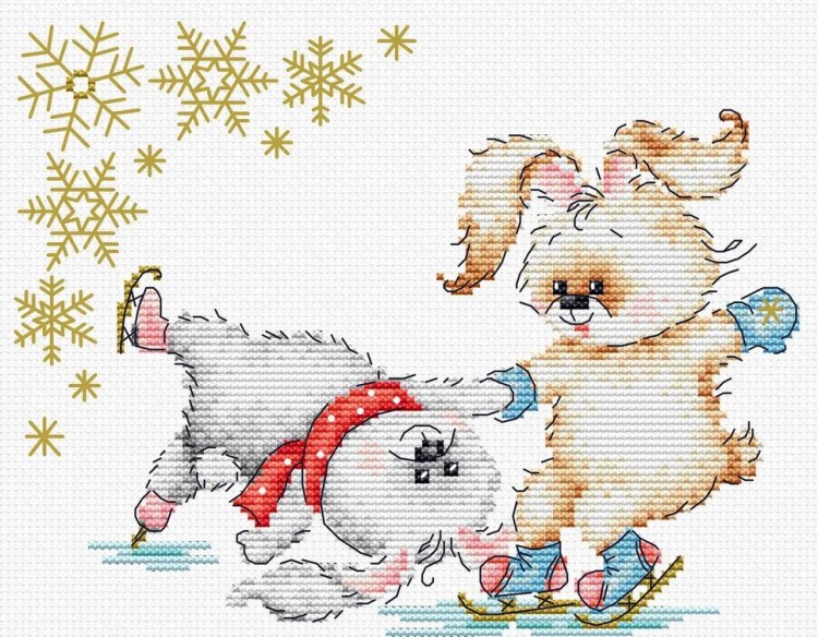 Набор для вышивания «Фигурное катание. Я достигаю высот» — картинка 3