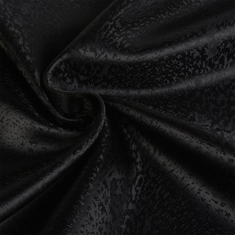 Ткань подкладочная Поливискоза нарезка, 10 м, ширина 145 см, 90 г/м², цвет: черный, IDEAL