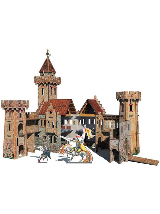 Сборная модель из картона «Рыцарский замок» — картинка 2