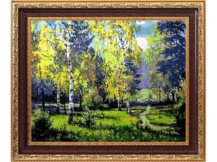 Картина по номерам «Березки» — картинка 2