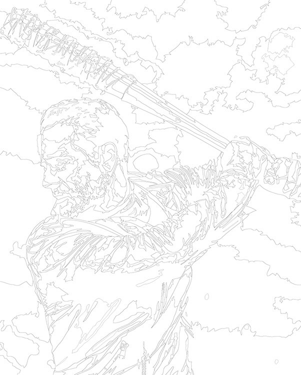 Картина по номерам «Ходячие мертвецы» — картинка 3