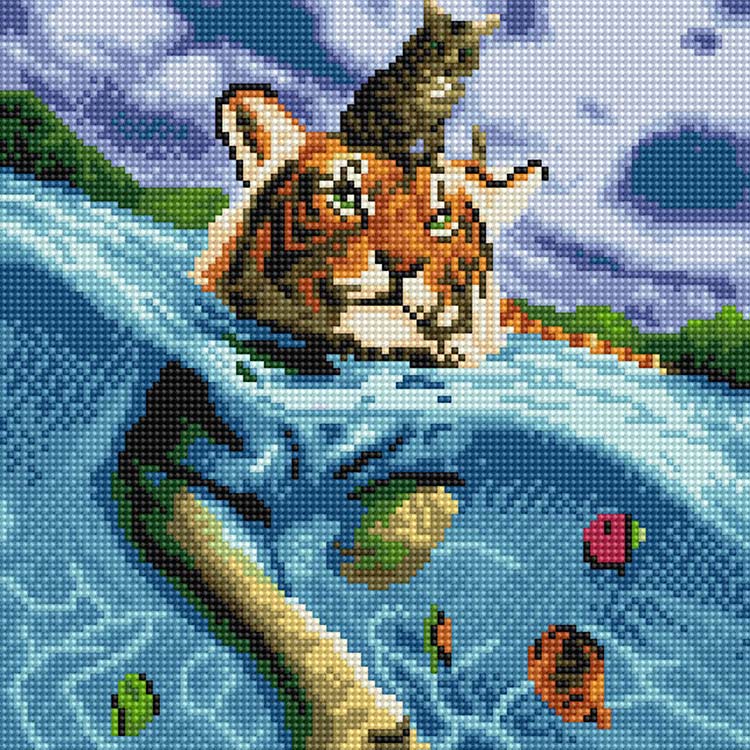 Алмазная вышивка «Мы с тобой одной крови...» — картинка 2