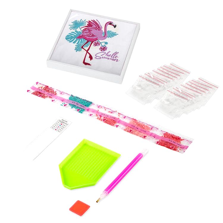 Алмазная вышивка «Фламинго» — картинка 2