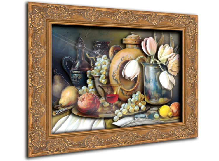 Объемная картина «Завтрак поэта» — картинка 2