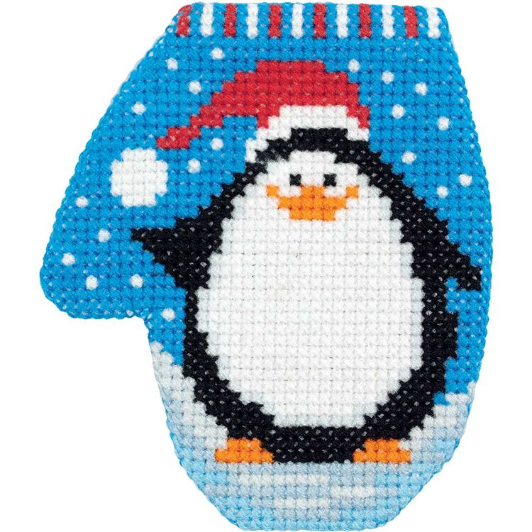 Набор для вышивания «Варежка с пингвином»