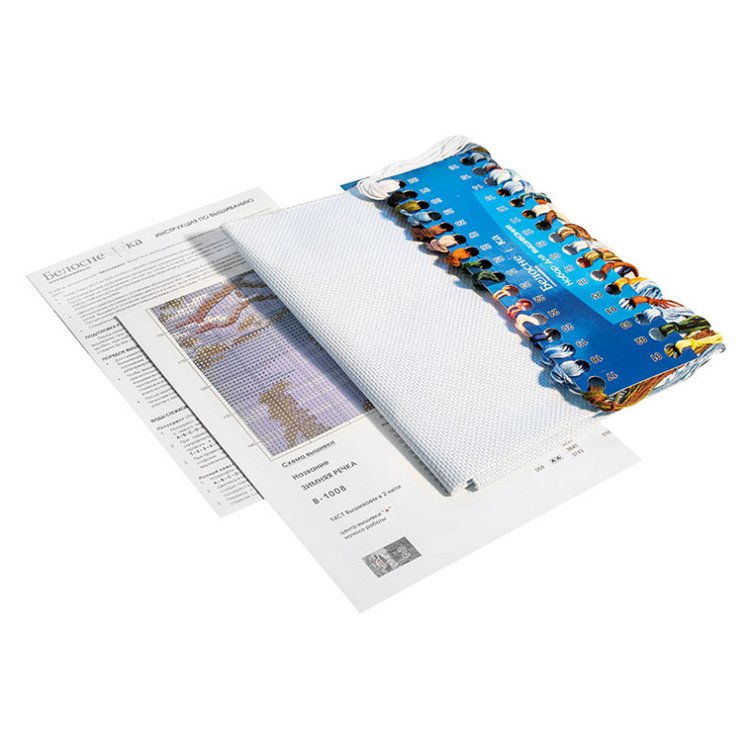 Набор для вышивания «Зимняя речка» — картинка 2