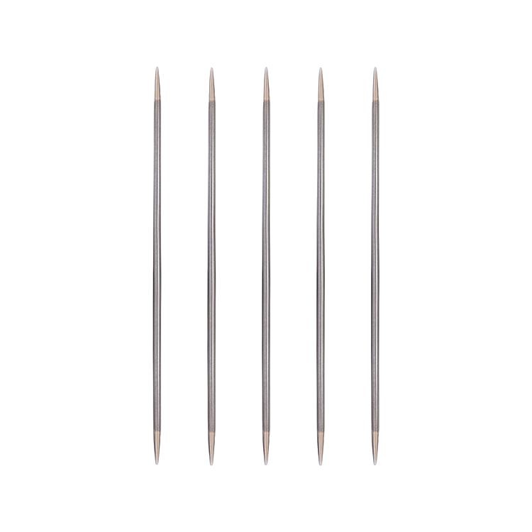 Спицы чулочные под никель, 5-ти компл., 15 см, сталь, 2,5 мм, Gamma — картинка 2