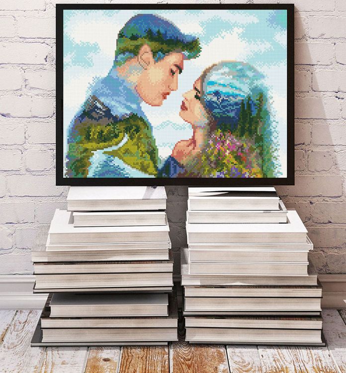 Алмазная вышивка «Слияние с природой» — картинка 3