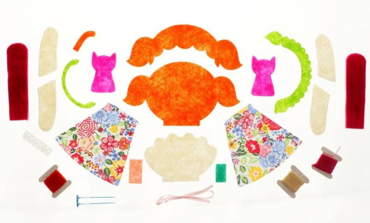 Школа шитья «Кукла и котенок», набор 4M — картинка 5