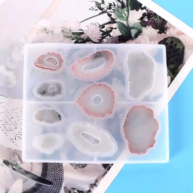 Силиконовый молд «Набор жеод», 14х12 см — картинка 3