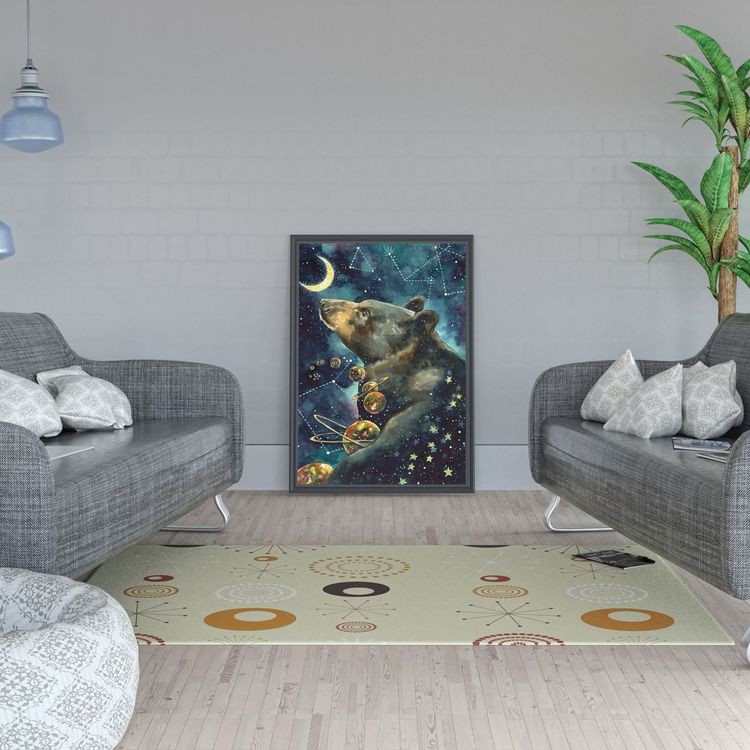 Картина по номерам «Медведь мечтатель» — картинка 4