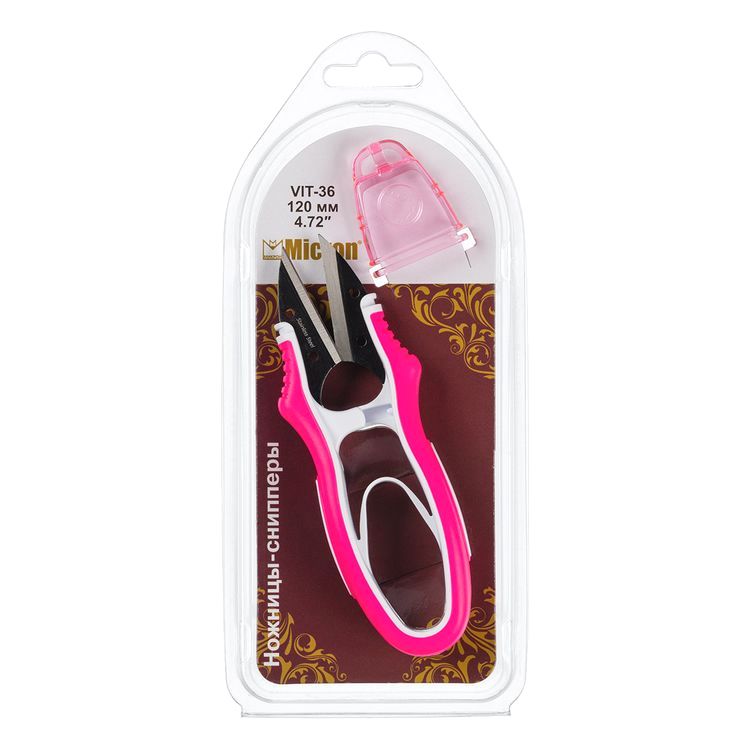 Ножницы для обрезки ниток «снипперы», в блистере, 120 мм, Micron — картинка 4