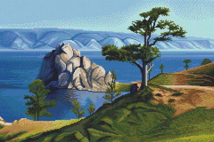 Алмазная вышивка «Байкал» — картинка 2