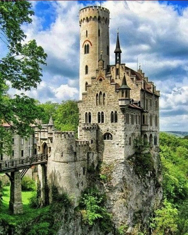 Картина по номерам «Старинный замок»