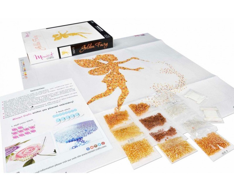 Набор вышивки бисером «Золотая Фея» — картинка 3