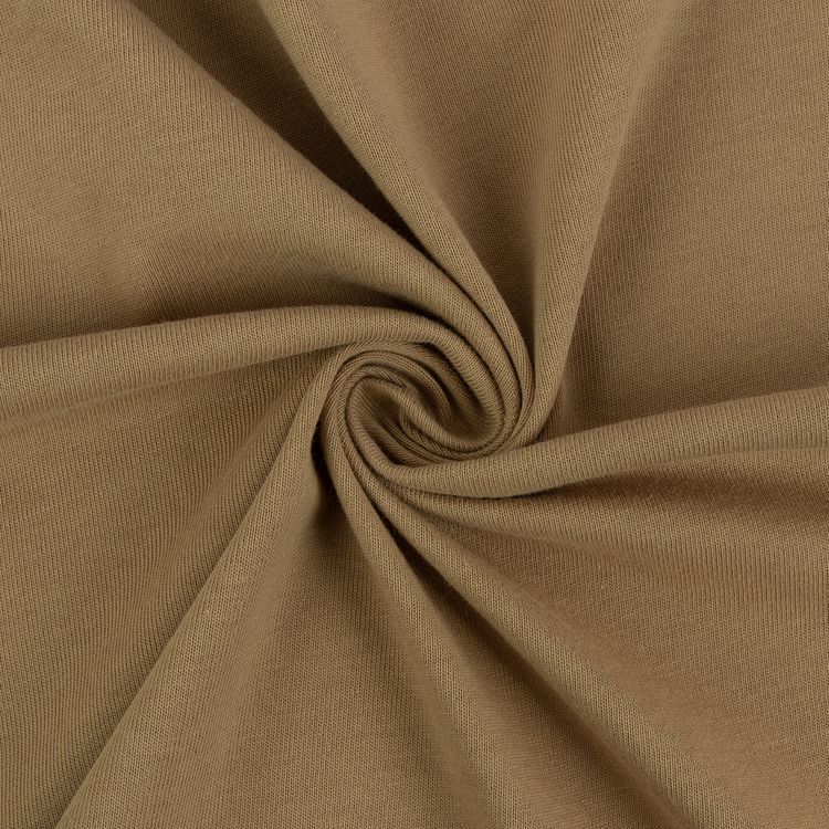 Трикотаж кукольный, 5 м x 165 см, 225 г/м2, 100% хлопок, цвет: №08 светло-коричневый, Peppy — картинка 2