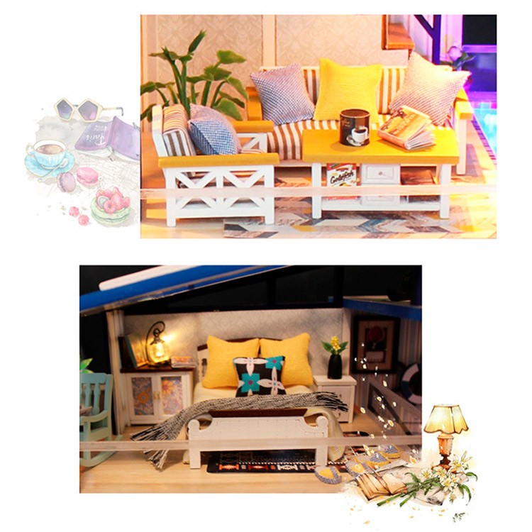 Набор для создания миниатюры (румбокс) «Современный дом» — картинка 6