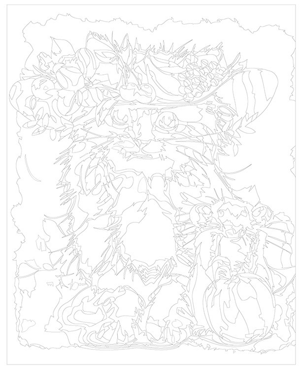 Картина по номерам «Кошка в шляпе» — картинка 3