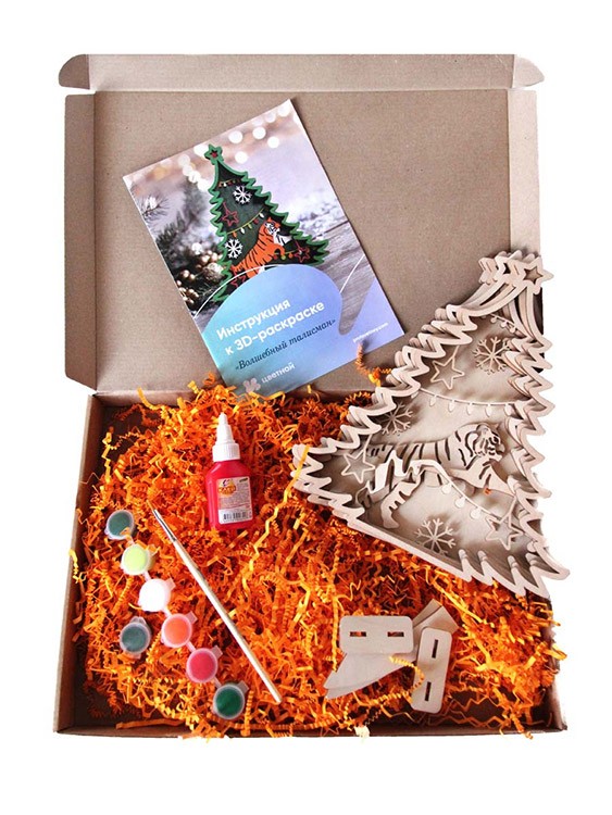 3D пазл-раскраска «Волшебный талисман» — картинка 2