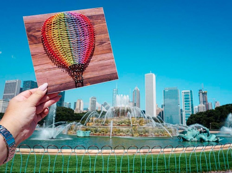 Набор для творчества STRING ART «Воздушный шар» — картинка 7