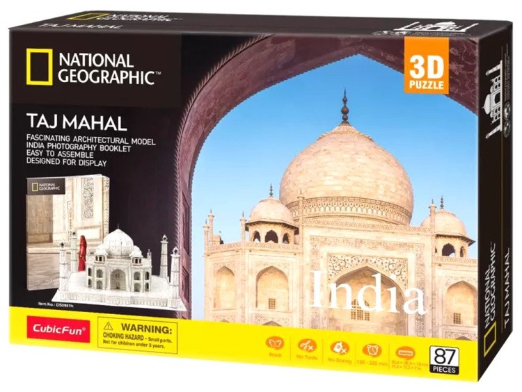3D пазл CubicFun «National Geographic. Тадж-Махал» — картинка 4