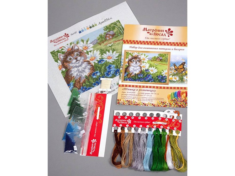Набор для вышивания «Тишка в ромашках» — картинка 2