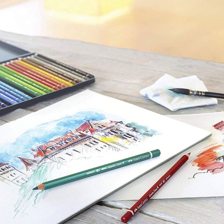 Карандаши цветные акварельные художественные FABER-CASTELL «Albrecht Durer», 24 цв. — картинка 6