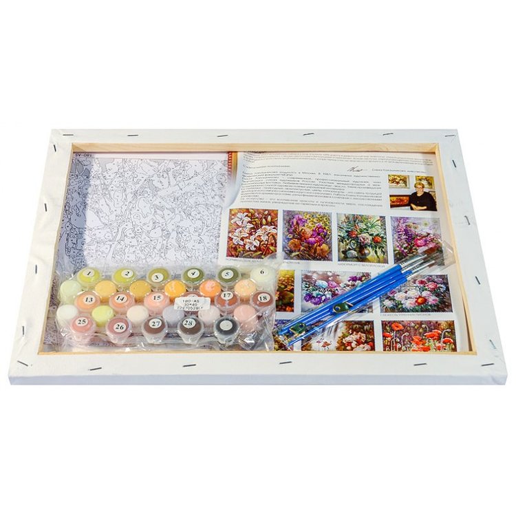 Картина по номерам «Нормандские лилии» — картинка 3