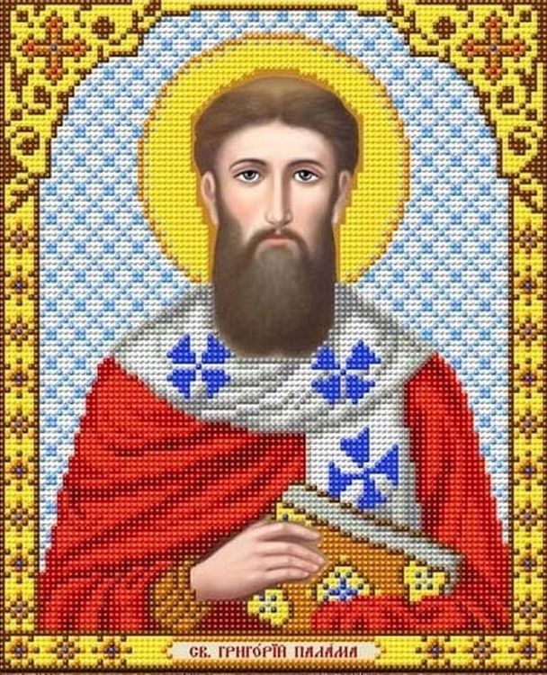 Рисунок на ткани «Святой Григорий»