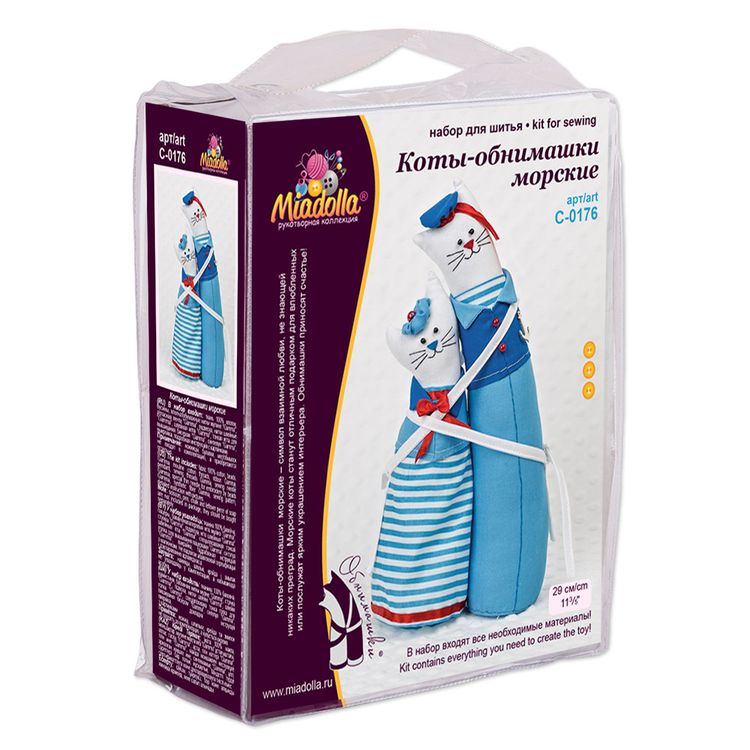 Набор для шитья «Коты-обнимашки морские» — картинка 3