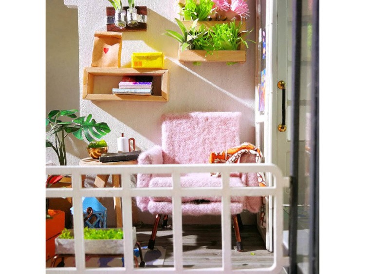 Набор для создания миниатюры (румбокс) «Балкон мечты» — картинка 7