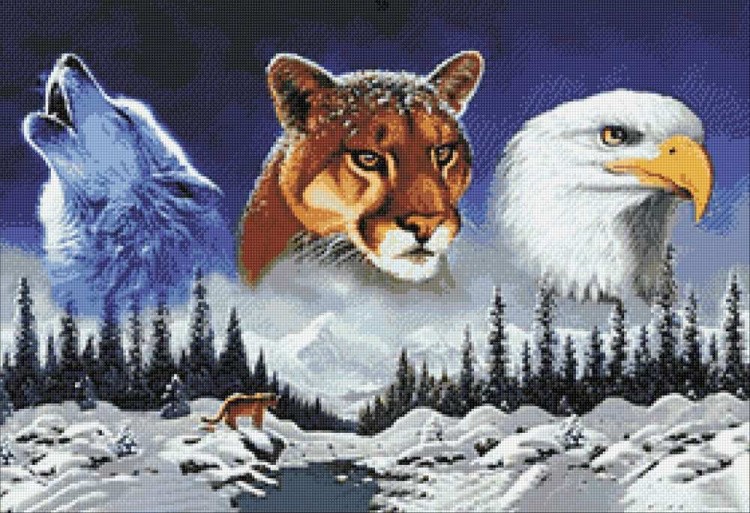 Алмазная вышивка «Дикая природа» — картинка 2