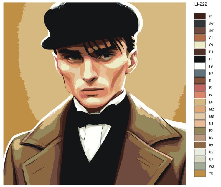 Картина по номерам «Острые козырьки 2» — картинка 2