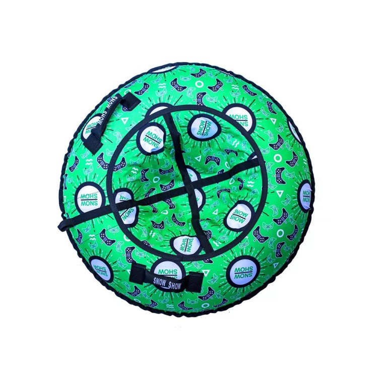 Детская зимняя ватрушка тюбинг для катания 118 см — картинка 4