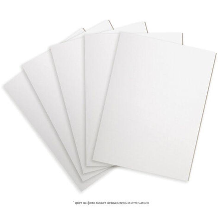 Пенокартон матовый, 70х100 см, толщина 10 мм, белый, комплект 5 листов, BRAUBERG — картинка 3