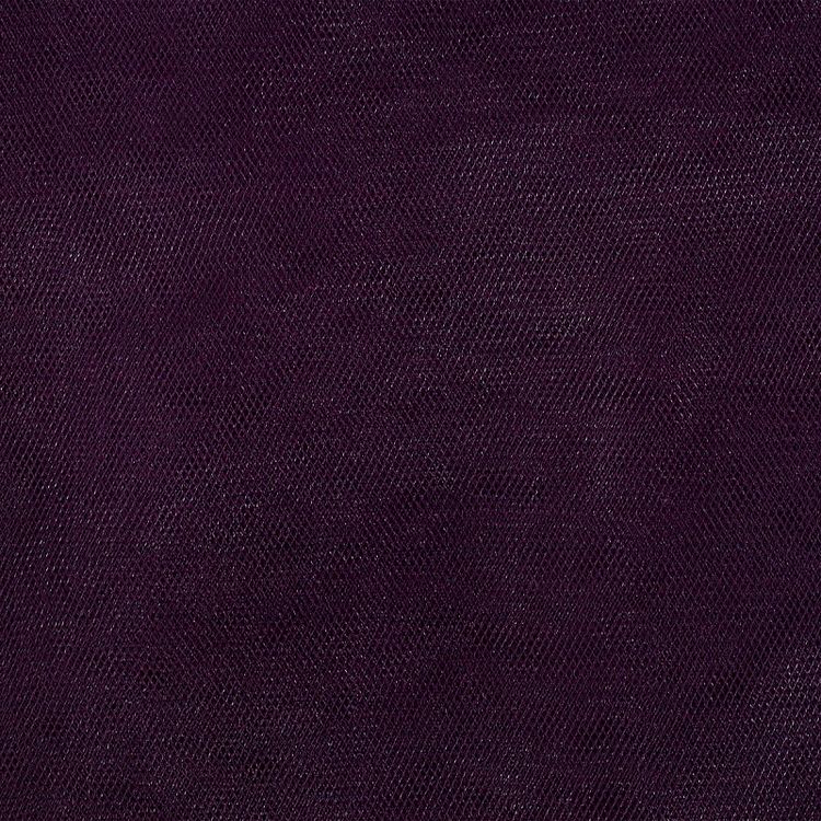 Еврофатин мягкий матовый Hayal Tulle, 5 м, ширина 300 см, 100% полиэстер, цвет: баклажановый, Hayal — картинка 3