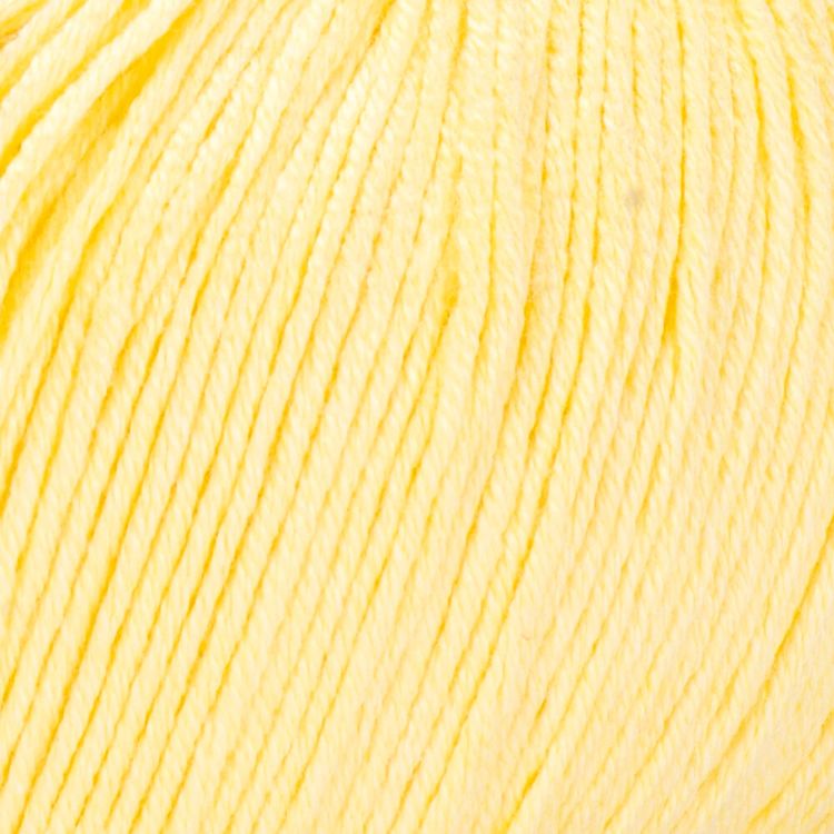 Пряжа YarnArt Baby cotton (431), светло-желтый, 5 шт. по 50 г — картинка 2